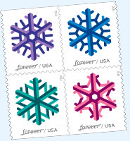 Snowflakes Forever® stamps