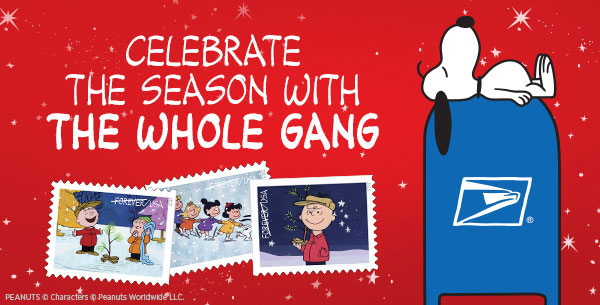 CELEBRATE THE SEASON WITH THE WHOLE GANG PEANUTS © Characters © Peanuts Worldwide LLC.